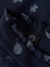 NAME IT Sweatpants Viluba Glitter Balloons Navy Blazer 